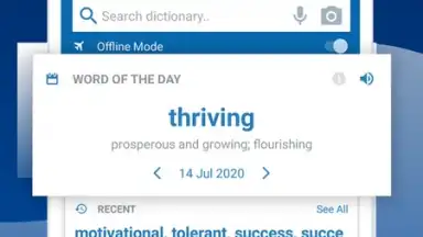 Screenshot von Oxford Dictionary 5