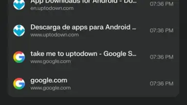 Screenshot von Comet Browser 11
