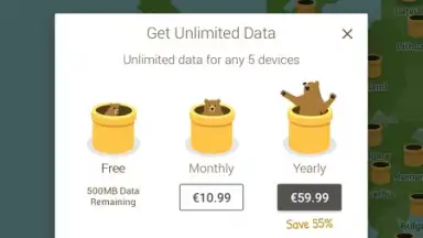 Screenshot von TunnelBear VPN 9