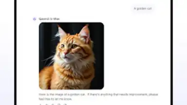 Screenshot von Qwen Chat 16