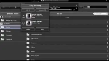 Screenshot von Network Audio Remote 5