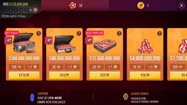 Screenshot von Zynga Poker 9