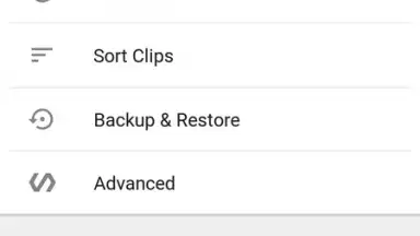 Screenshot von Native Clipboard 6