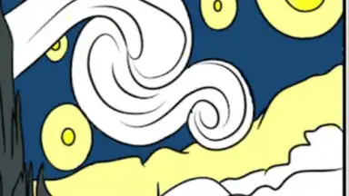 Screenshot von Vincent van Gogh Coloring Book 13