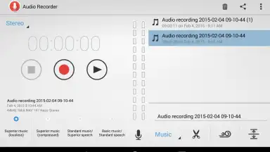 Screenshot von Audio Recorder 3