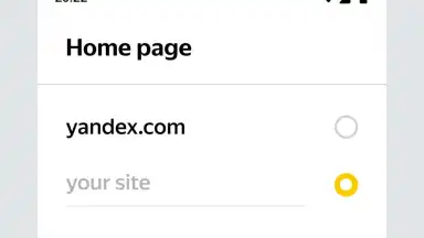 Screenshot von Yandex Start 4