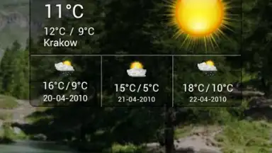 Screenshot von Cute Weather Widget 1
