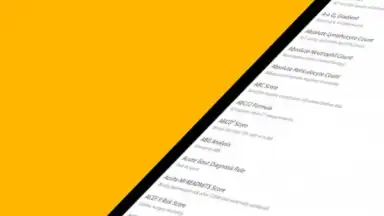 Screenshot von MDCalc Medical Calculator 3