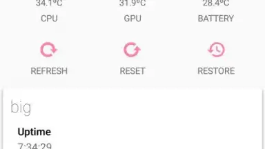 Screenshot von Kernel Adiutor 6
