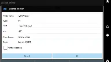 Screenshot von StarPrint 19