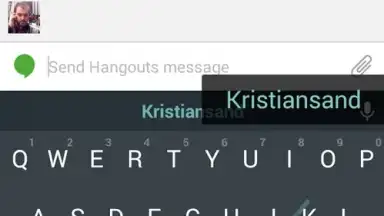 Screenshot von Android L Keyboard 2