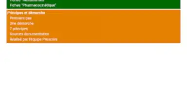 Screenshot von Application Prescrire 12