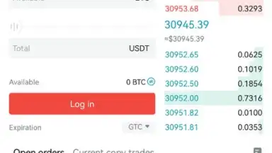 Screenshot von Bitget 20