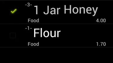 Screenshot von OI Shopping list 4
