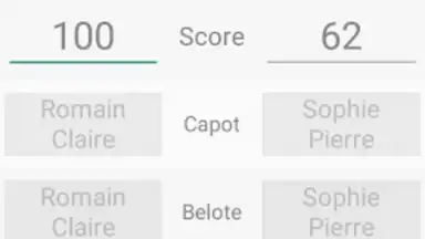Screenshot von Belote Score 6
