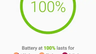 Screenshot von AccuBattery 6