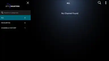 Screenshot von IPTV Smarters Pro 7