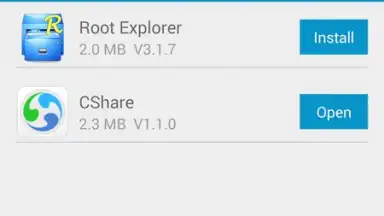 Screenshot von QuickShare 3