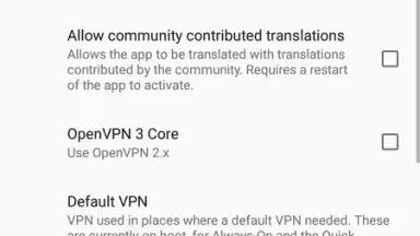 Screenshot von OpenVPN 12