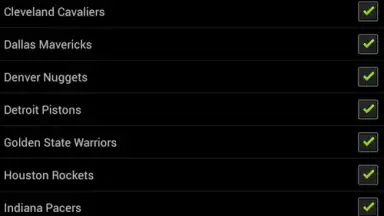 Screenshot von Basketball Livescore Widget 12