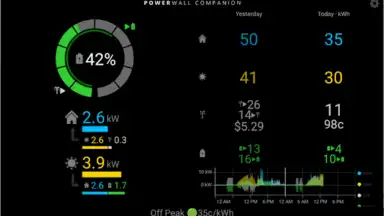 Screenshot von Powerwall Companion 7