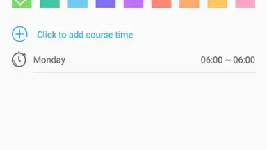 Screenshot von Class Schedule 7