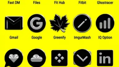 Screenshot von Black Icon Pack Free 6