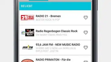 Screenshot von radioplayer 2