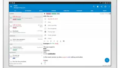 Screenshot von Tasks & Notes 7