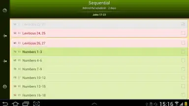 Screenshot von Bible Reading Schedule 7