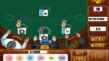 Screenshot von World Blackjack 3