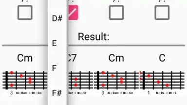 Screenshot von Chords Transposer Free 3
