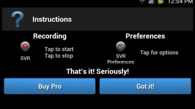 Screenshot von Secret Video Recorder (Android 1X) 1