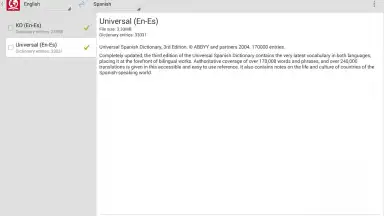 Screenshot von ABBYY Lingvo 1