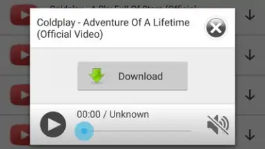 Screenshot von YouTube MP3 2