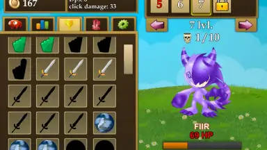 Screenshot von Fantasy Clicker 1