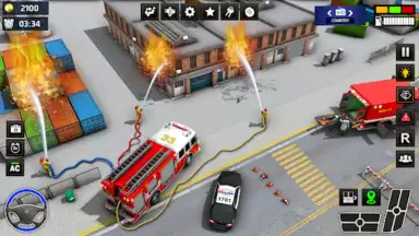Screenshot von Rescue Fire Truck Simulator 3D 3