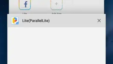 Screenshot von Parallel Space Lite 2