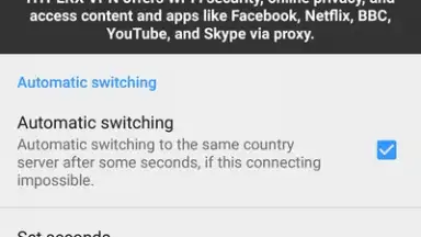 Screenshot von HYPERX VPN 4
