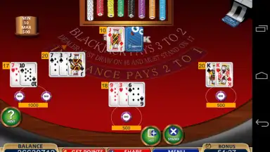 Screenshot von Блэкджек! 15