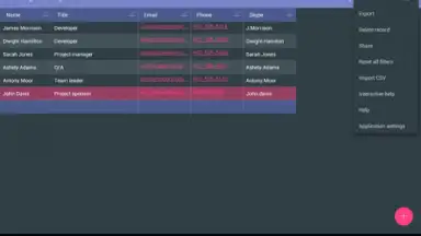 Screenshot von MobiDB Project Management 12