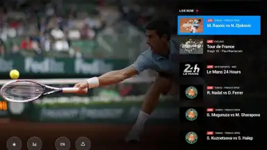 Screenshot von Eurosport Player 5