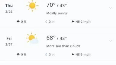 Screenshot von weather24 23