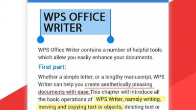 Screenshot von WPS Office 13