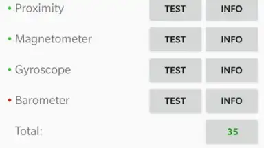 Screenshot von Device Info HW 9
