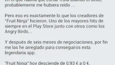 Screenshot von App del día 1