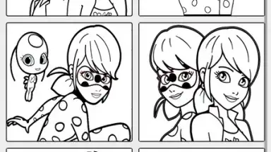 Screenshot von Coloring Ladybug & Blackcat 5