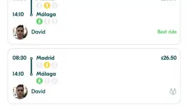 Screenshot von BlaBlaCar 1