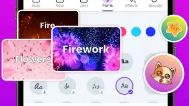 Screenshot von Keyboard for WhatsApp : Stylish Fonts Keyboard 4