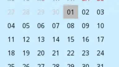 Screenshot von Simple Calendar 4